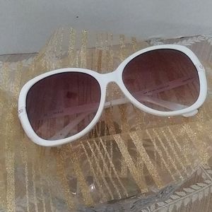 Guess White sunglasses